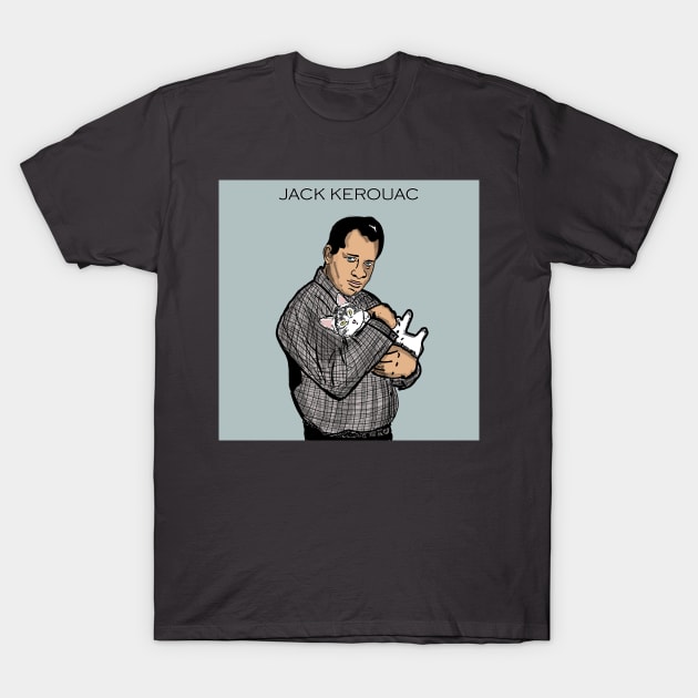 Jack Kerouac T-Shirt by TL Bugg